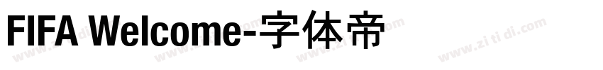FIFA Welcome字体转换